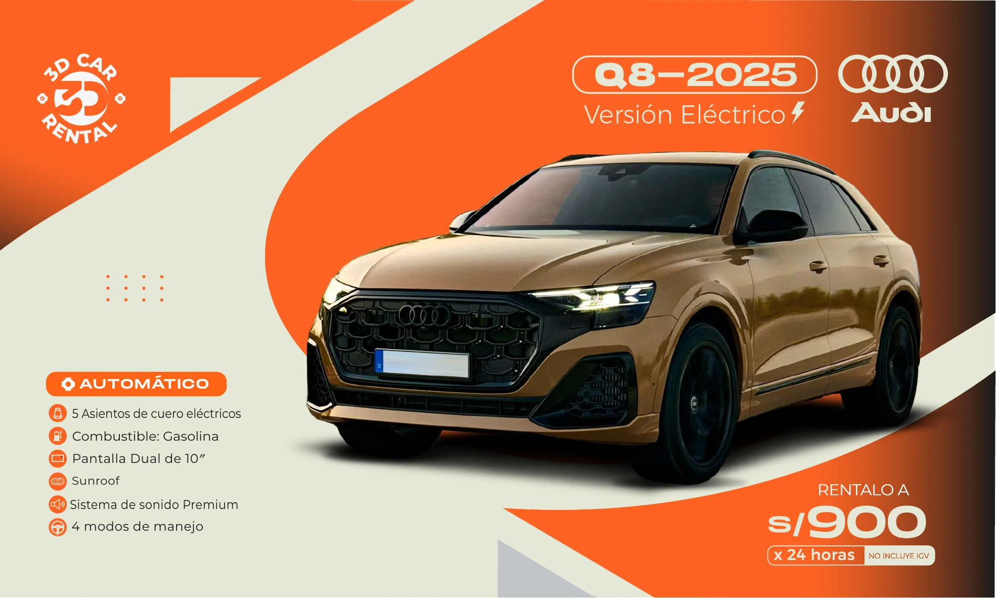 Audi Q8 2025 Versión Eléctrico