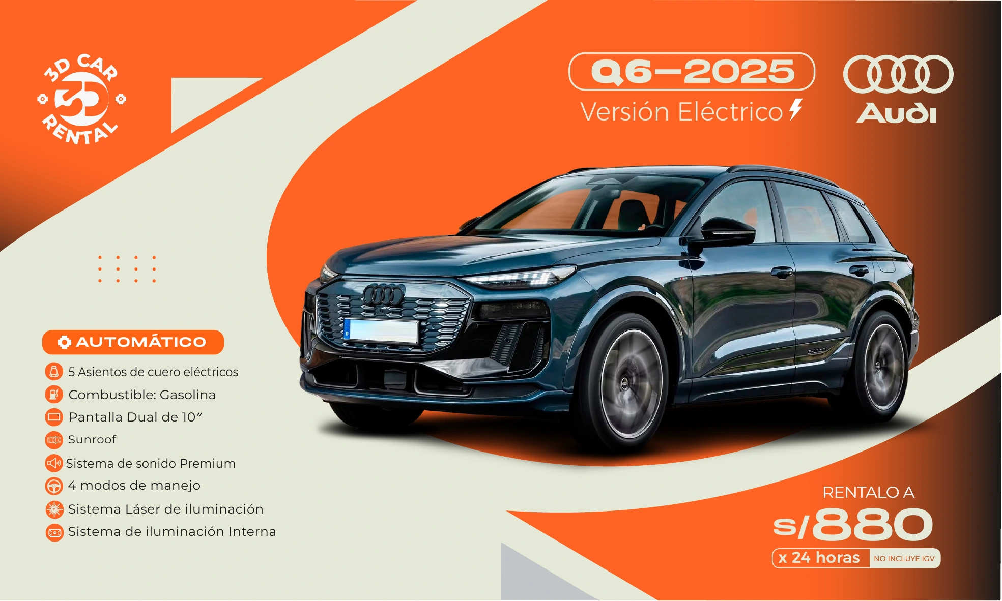 Audi Q6 2025 Versión Eléctrico