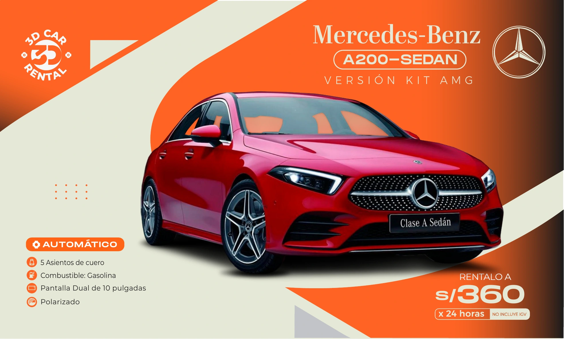 Mercedes-Benz A200 Sedán Kit AMG