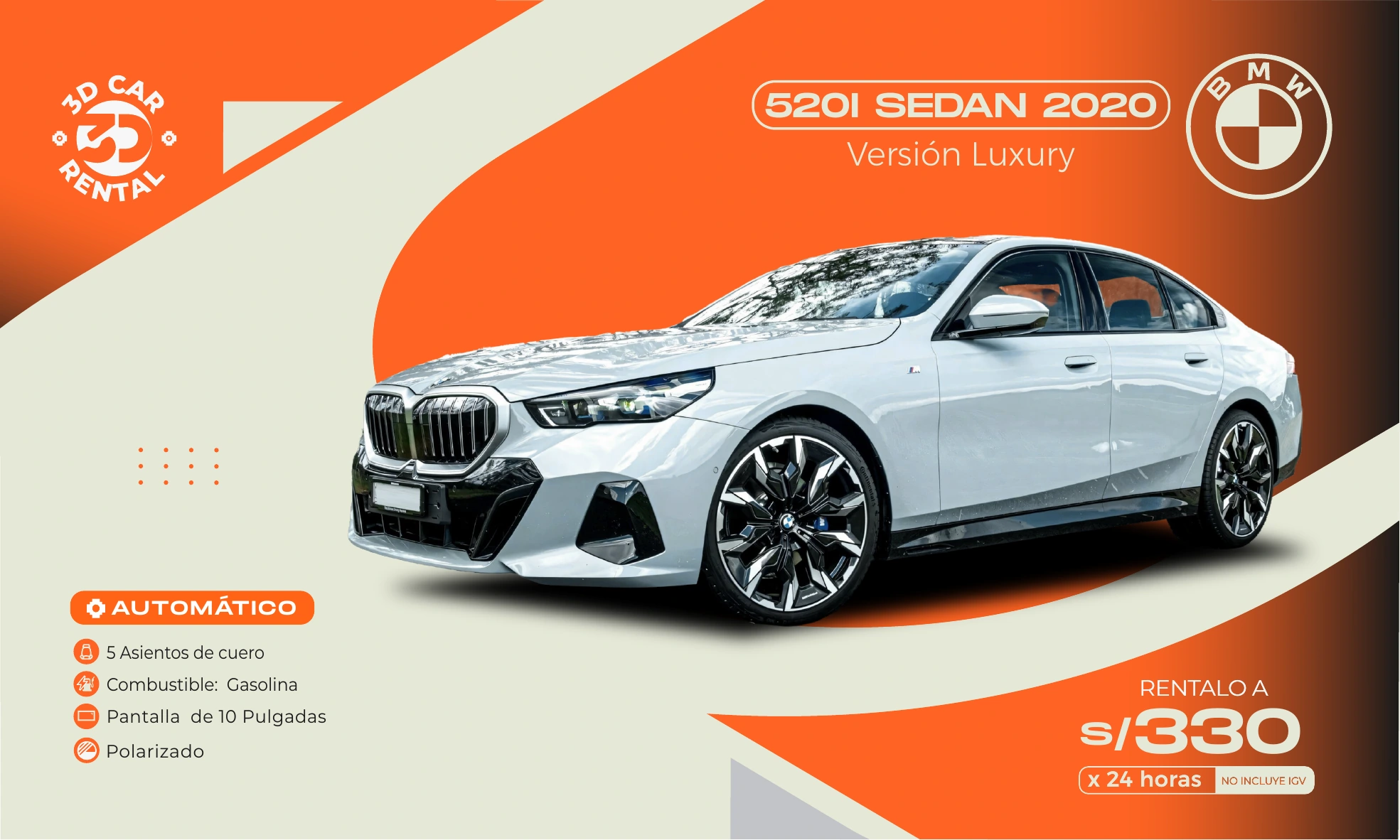 BMW 520i Sedán Luxury 2020